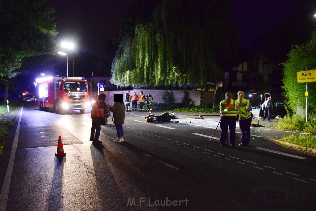 VU Krad Klein Traktor Koeln Hahnwald Bonner Landstr Unter den Birken P030.JPG - Miklos Laubert